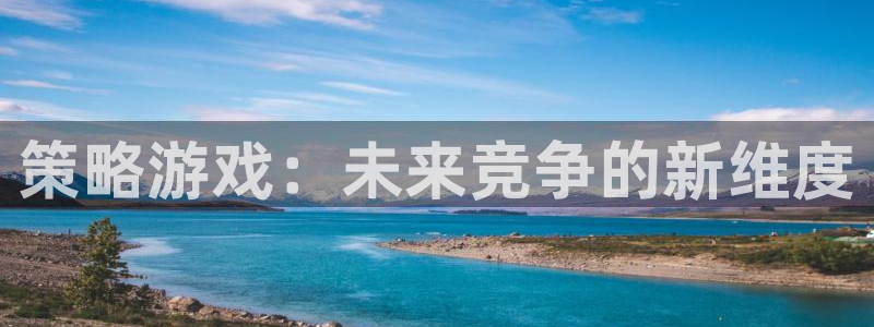 手机长征娱乐下载安装：策略游戏：未来竞争的新维度