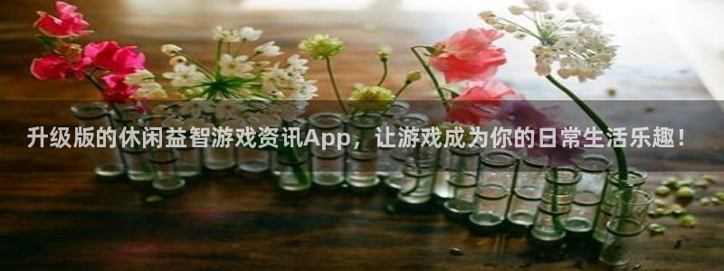 长征娱乐平台注册资金多少：升级版的休闲益智游戏资讯App，让